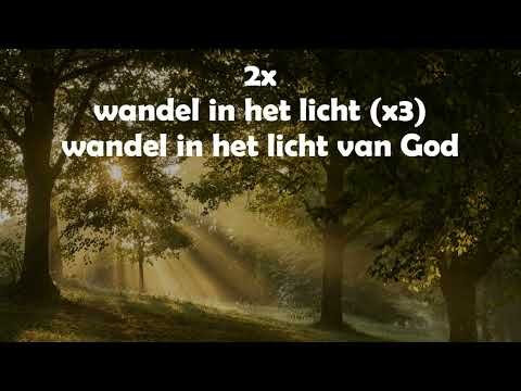 Opwekking met tekst 466 Wandel in het licht