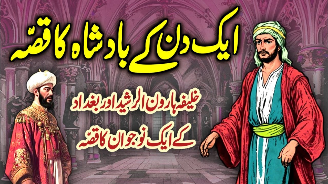 Ek Din Ka Badshah | Khalifa Haroon Ul Rasheed Aur Ek Noujawan Ka Qissa | Alif Laila Stories