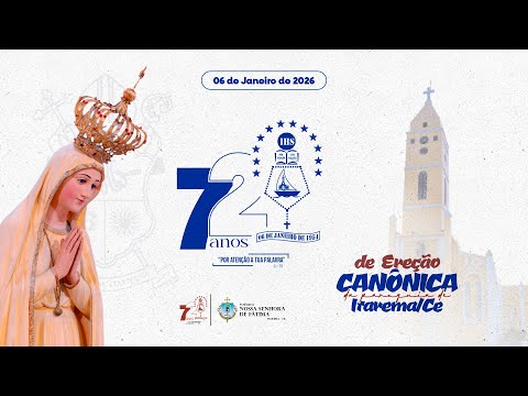72 anos de Ereção canônica da Paroquía de Itarema/Ce | Terça-feira |  06/01/26