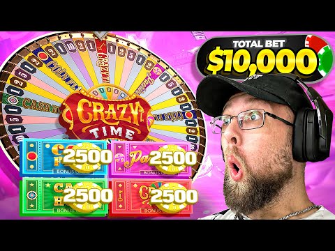 I DID $10,000 BETS ON CRAZY TIME…