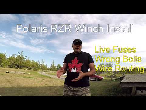 How to install Winch and wiring Polaris RZR 900