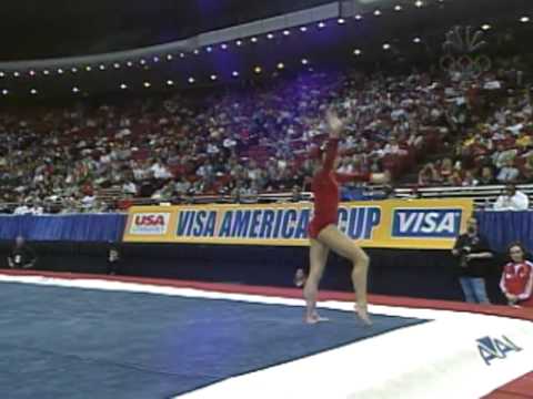 Daniele Hypolito - Floor Exercise - 2002 Visa American Cup