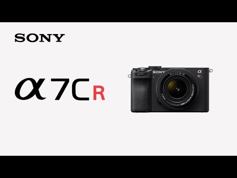 Sony Alpha 7CR – Full-frame Interchangeable Lens Hybrid Camera Body (Black)