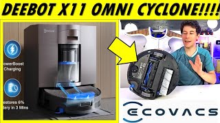 ECOVACS DEEBOT X11 OMNICYCLONE Recensione: Robot Aspirapolvere Senza Sacco a Funzionamento Eterno!