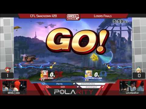 CFL Smackdown 128 WiiU - MVG | DYr (Diddy Kong) vs UtopianRay (Rosalina) - Losers Finals