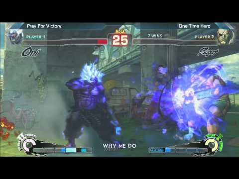SSF4 Pray For Victory vs One Time Hero - Why Me Dojo 007