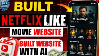 Build a Netflix Style Movie Website in Minutes Using AI on Your PC