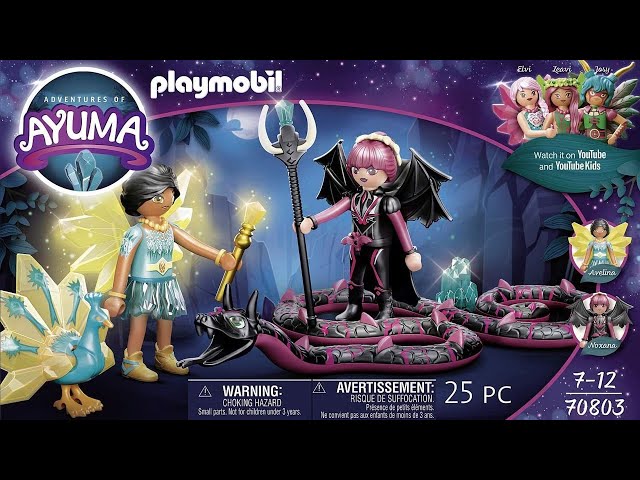 Vídeo relacionado con PLAYMOBIL Forest Fairy y Bat Fairy con Animales del Alma