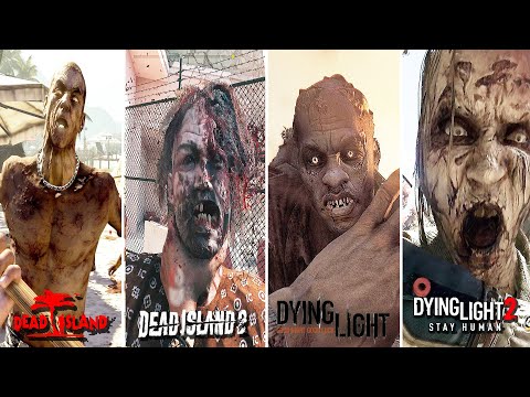 Dead Island 2 vs Dead Island 1 vs Dying Light vs Dying Light 2 - Graphic & Fights comparison