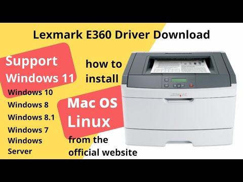 Thumbnail for Lexmark E360 Driver Download and Setup Windows 11 / Windows 10