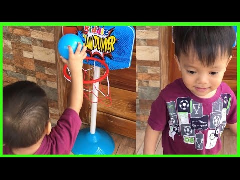 Kids Basketball Game Toy Set Kiddie Slam Dunker