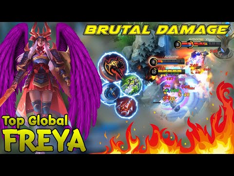 FREYA BEST BUILD IN 2021 | TOP GLOBAL FREYA | MOBILE LEGENDS