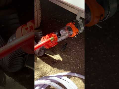 Edited: Now has Gate Valve. Black Tank Back Fill Without a Black Tank Flush, Camco Rhino Blaster