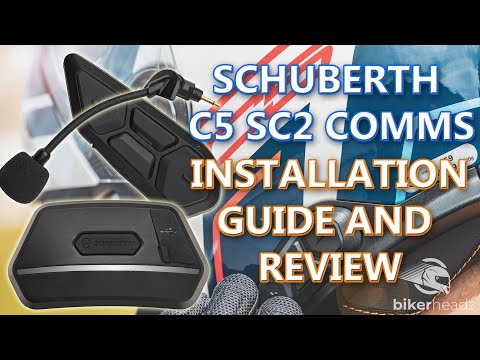 SCHUBERTH C5 SC2 Installation Guide And Review | Bluetooth | Mesh 2.0 | Helmet Intercom | How To Fit