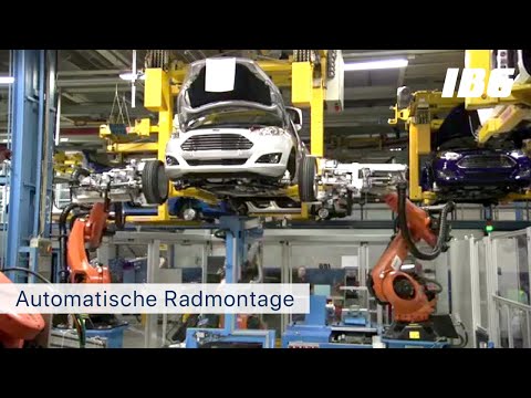 Erste vollautomatische Radmontage bei Ford