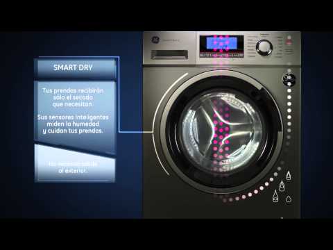 Smart Dry - Lavasecarropas carga frontal LSGE09E09M 9 kg - General Electric