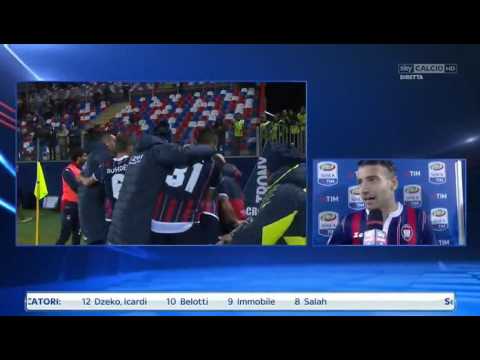 CROTONE PESCARA 2 1 INTERVISTA FERRARI GOL