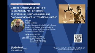 Getting Armed Groups to Take Responsibility for Past Harms