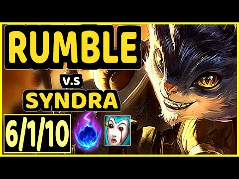 GREVTHAR (RUMBLE) vs SYNDRA - 6/1/10 KDA MID CHALLENGER GAMEPLAY - BR