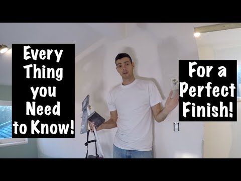 HOW TO SAND DRYWALL!!!