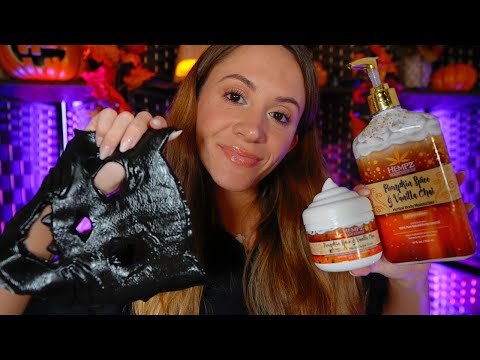 1 Hour ASMR Fall Spa & Pampering 🍂 Layered Sounds, Skincare, Haircare, Personal Attention