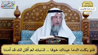 47 - فلو بكت الدما عيناك خوفا ... لذنبك لم أقل لك قد أمنتا - عثمان الخميس