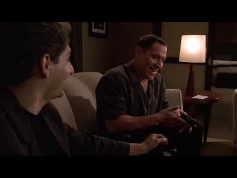 Jon Favreau on The Sopranos - The Roof is Soft Tar! scene