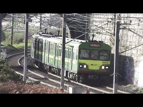 Irish Rail 8100 Class Dart Train number 8133 - Killiney, Dublin