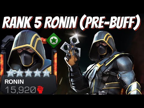 5 STAR RANK 5 RONIN (Pre-Buff) Rank Up & Gameplay - Not My Favorite…