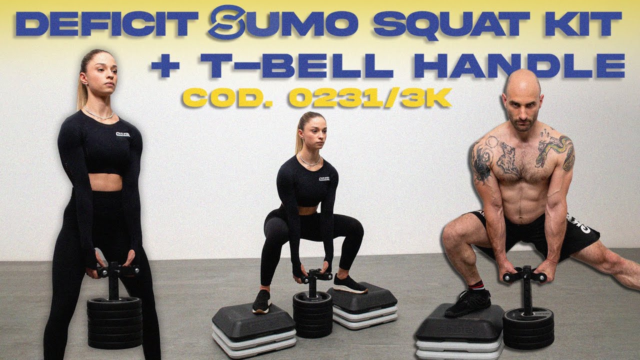 0231/3K DEFICIT SUMO SQUAT KIT + T-BELL HANDLE