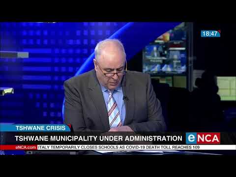 DA responds to Tshwane council being dissolved