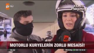 Motorlu kuryelerin zorlu mesaisi | Haberler | Moto kurye | Atv