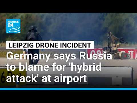 Germany blames Russia for airport drone incident, hits back with sanctions