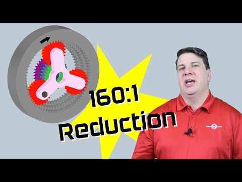 How to Achieve Massive Speed Reductions with Planetary Gears (160:1 and Beyond!)