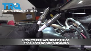 How to Replace Spark Plugs 2004-2009 Dodge Durango
