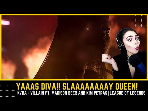 Dinka Kay REACTS: K/DA - VILLAIN ft. Madison Beer and Kim Petras  - Starring Evelynn