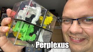 Perplexus Rubiks Hybrid - Kugellabyrinth im 2x2 Zauberwürfel - Solospiel (Spin Master) - ab 8 Jahre