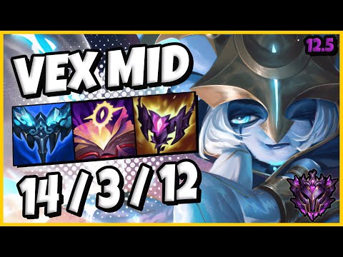 Vex vs Yasuo MID | KR Master Patch 12.5 | Season 12  💥