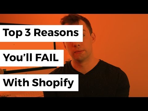 3 Signs You Wont Succeed With Shopify | eCom Dudes