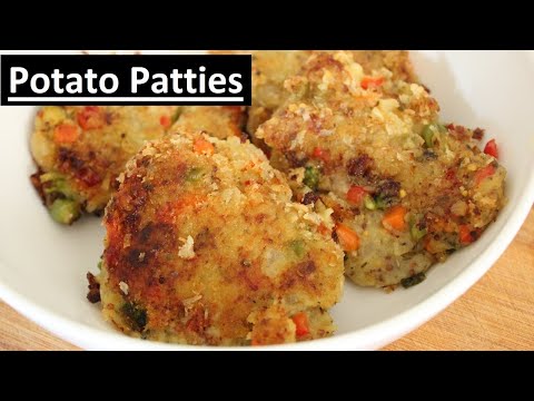 Crumbed Potato Patties | Vegetarian Snack From Pantry Staples | Cooking Around The World