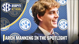 My grandfather and I are like best friends - Arch Manning | SEC Media Days