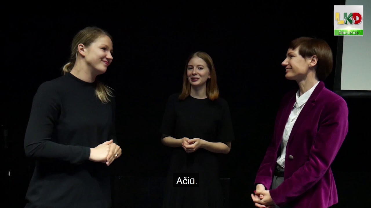 Kurčiųjų teisių aktyvistė M. Kumžaitė prisidėjo prie LNF iniciatyvos