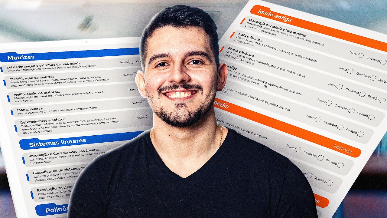 CRONOGRAMA ENEM 2026: TUDO O QUE VOCÊ PRECISA ESTUDAR