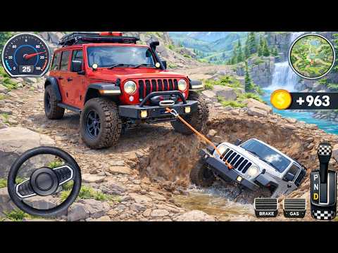😱 Dangerous Cliff Road Challenge ⚠️ | 4x4 Offroad Car Driving Simulator 3D – Android Gameplay