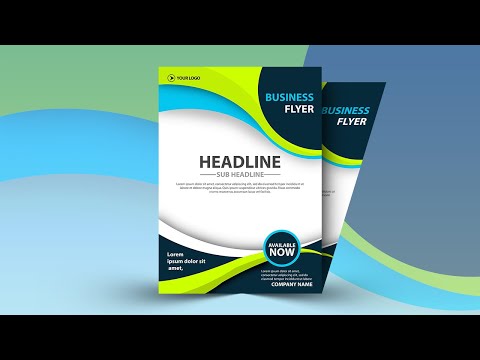 Easy Flyer Design Tutorial Creative A4 Flyer Design Photoshop CC Tutorial Vertex Graphic