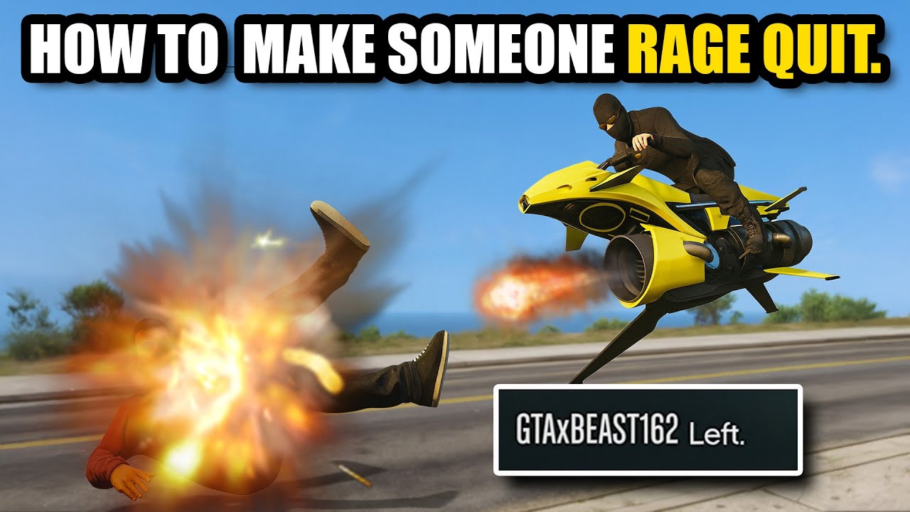 How To Make Someone RAGE QUIT. | GTA 5 THUG LIFE #604