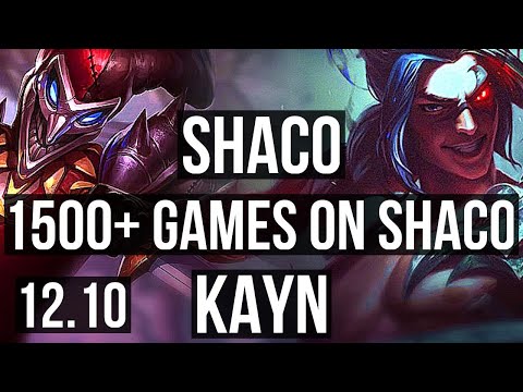 SHACO vs KAYN (JNG) | 3.6M mastery, 5/1/11, 1500+ games | KR Diamond | 12.10