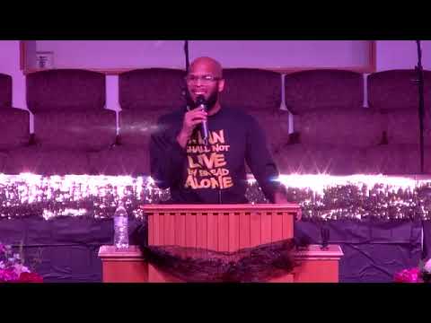 Pastor Edwrin Sutton preaching “Get in your Element”.