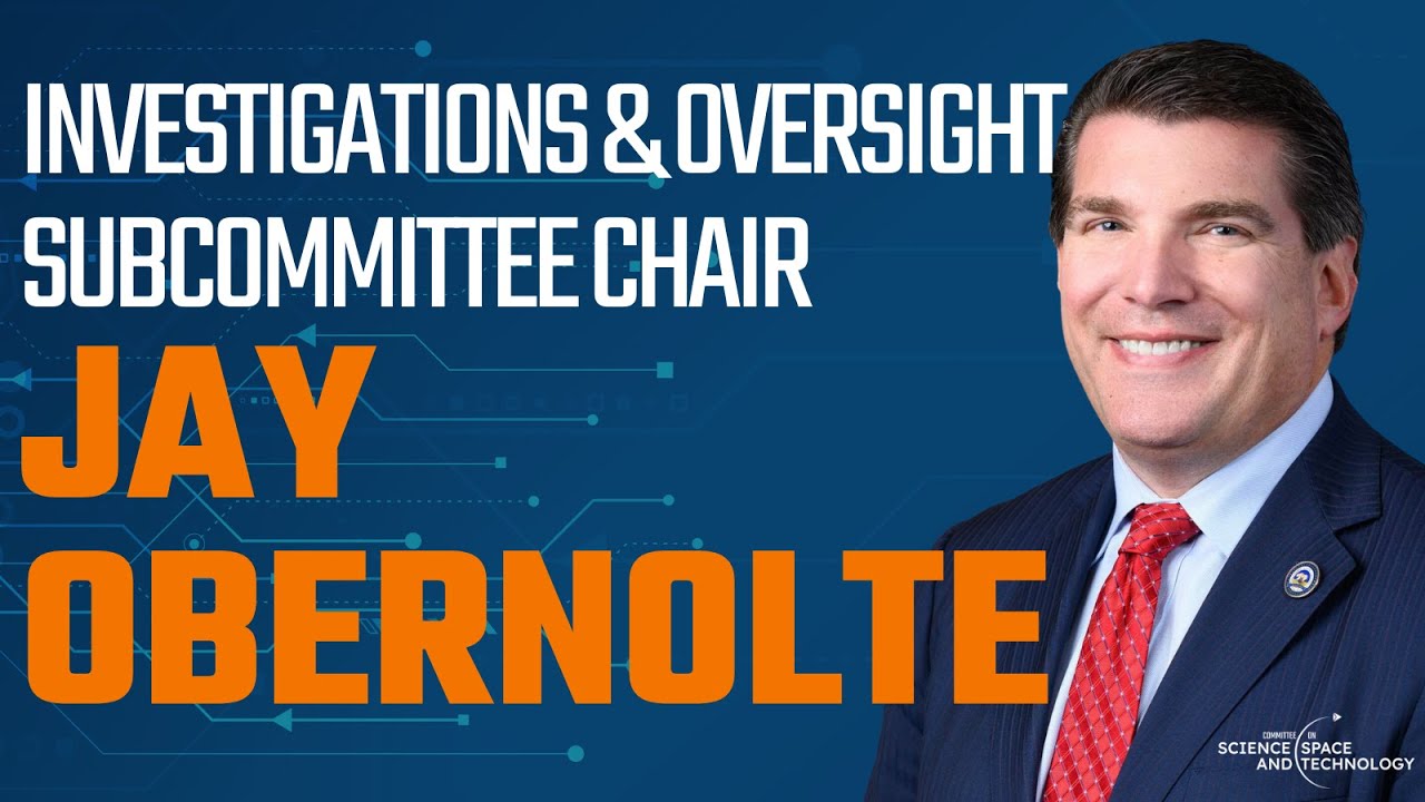 Oversight & Investigations Chair Jay Obernolte Delivers Remarks on AI Risk Management