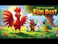 Lalu The Rooster And His Fun Day Hindi Nursery Rhyme For Children